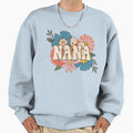 Nana Floral Mothers Day Sweatshirt - Novelty Apparel Unisex - T-Shirt, Sweatshirt, Hoodie
