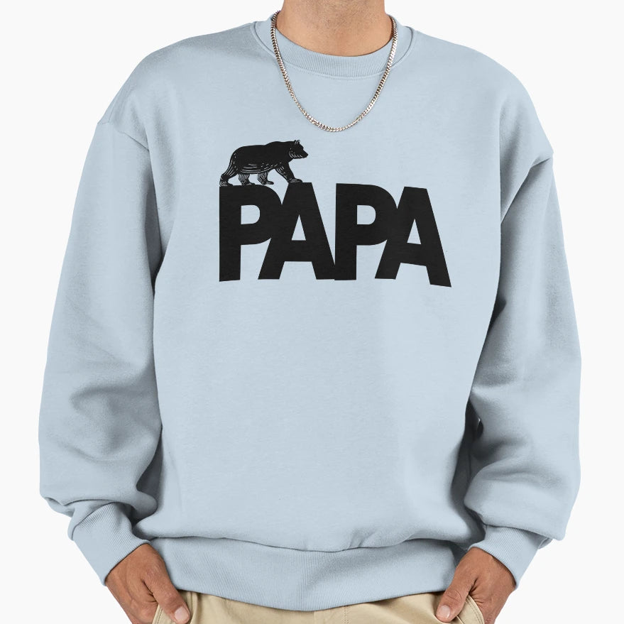 Papa Bear Sweatshirt - Custom Art Print Men Women - T-Shirt, Sweatshirt, Hoodie
