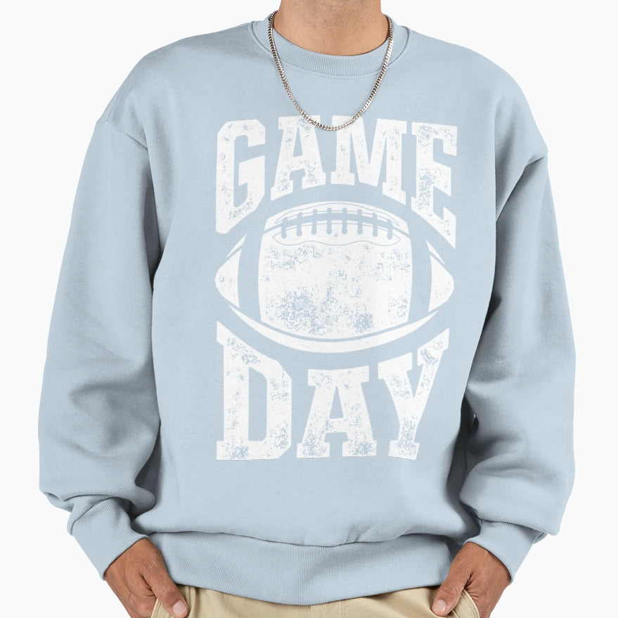 Football Game Day Sweatshirt - Casual Everyday Wear Men Women - T-Shirt, Sweatshirt, Hoodie