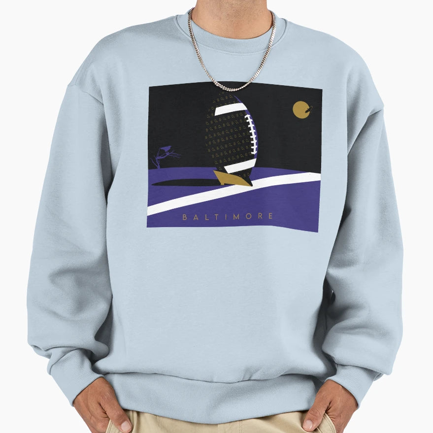 Baltimore Baltimore Maryland Sweatshirt - Graphic Print for Adults - T-Shirt, Sweatshirt, Hoodie