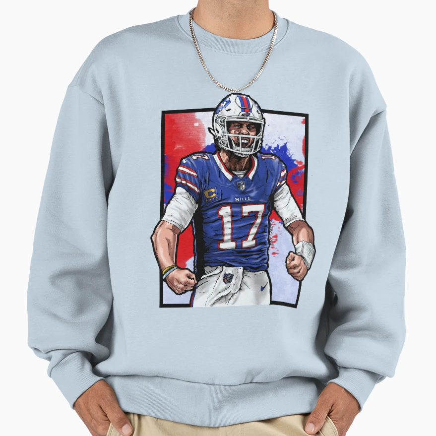 Allen Flex Sweatshirt - Trendy Graphic Men Women - T-Shirt, Sweatshirt, Hoodie