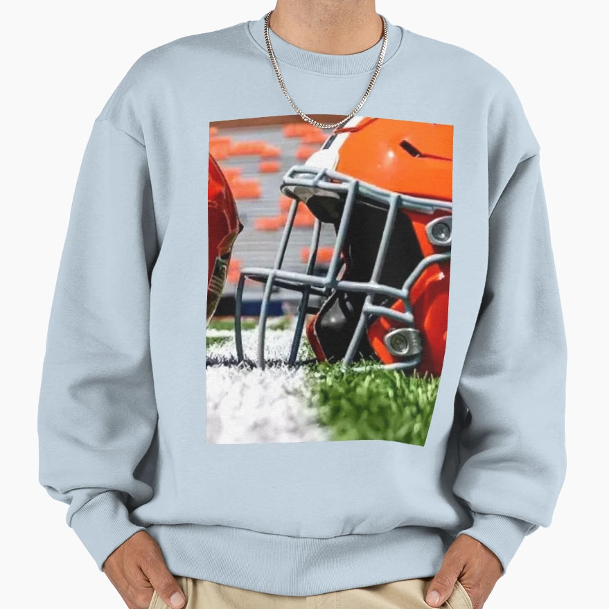 Football Helmet Sweatshirt - Unique Graphic for Adults - T-Shirt, Sweatshirt, Hoodie