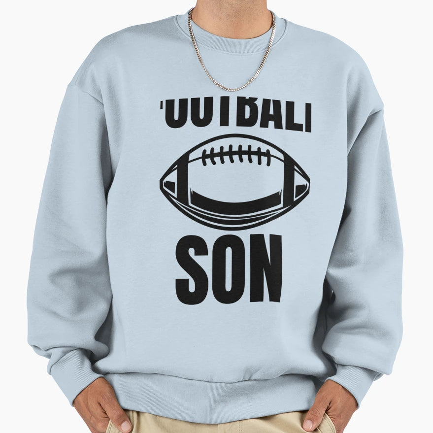 American Football Son Fan Game Day Sport T-Shirt - Trendy Graphic Unisex - T-Shirt, Sweatshirt, Hoodie