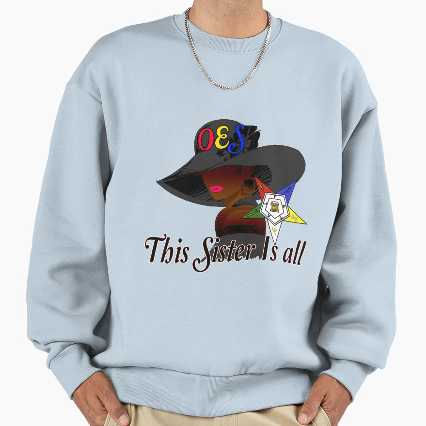 Oes Order Eastern Star Logo Sistars Sweatshirt - Aesthetic Graphic Unisex - T-Shirt, Sweatshirt, Hoodie