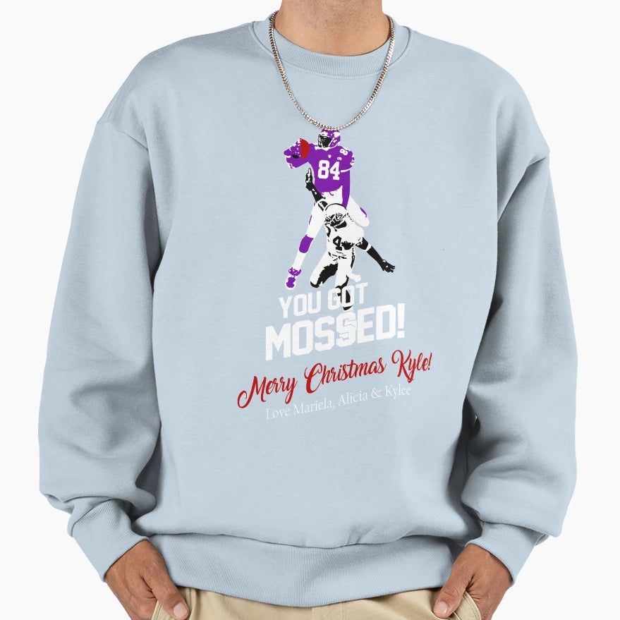 Randy Moss Over Charles Woon You Sweatshirt - Aesthetic Graphic Men Women - T-Shirt, Sweatshirt, Hoodie