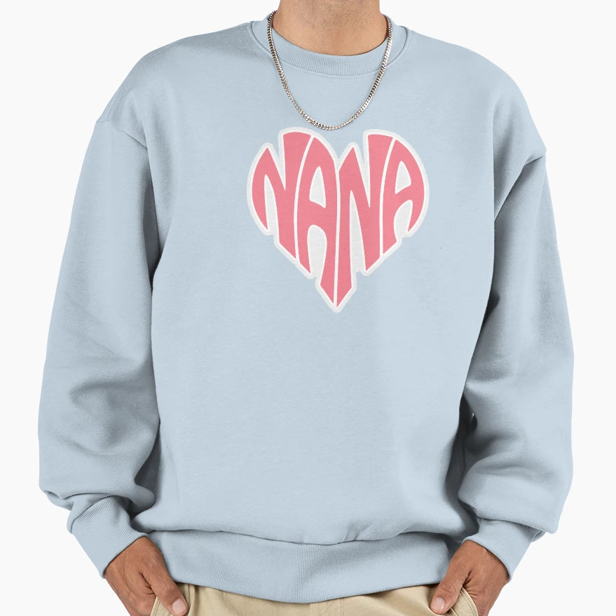 Nana Sweatshirt - Minimalist Print for Adults - T-Shirt, Sweatshirt, Hoodie