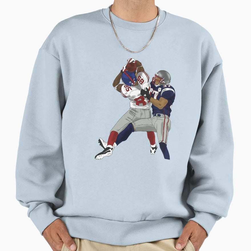 Helmet Catch Sweatshirt - Unique Graphic Men Women - T-Shirt, Sweatshirt, Hoodie