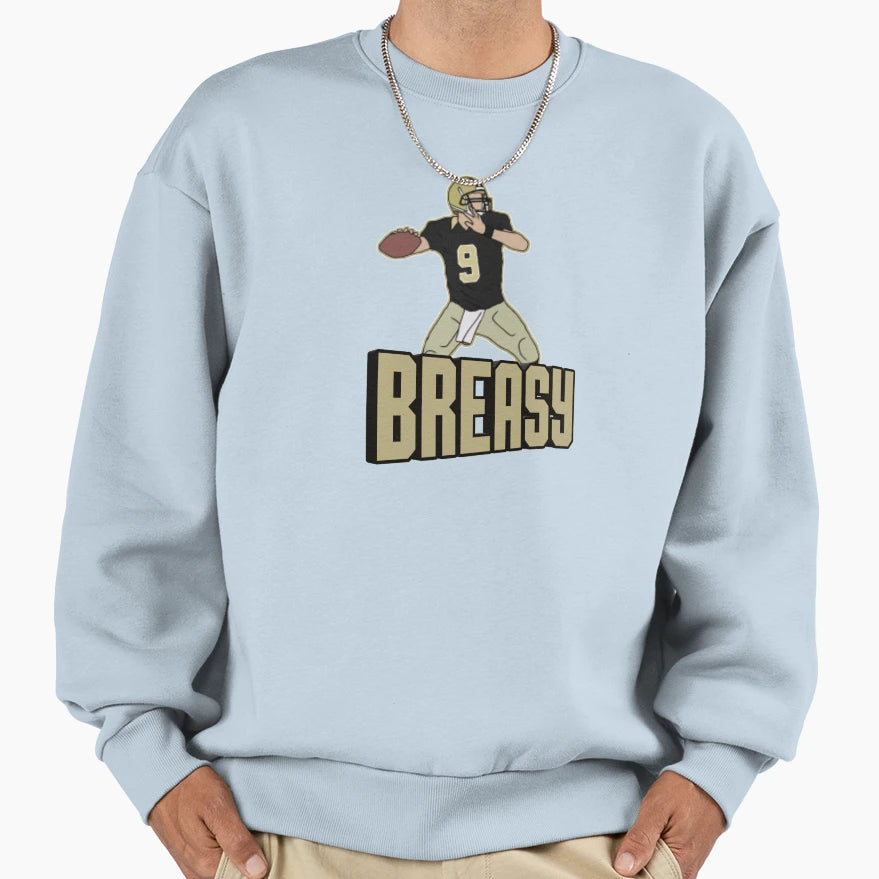 Breasy Sweatshirt - Streetwear Style Men Women - T-Shirt, Sweatshirt, Hoodie