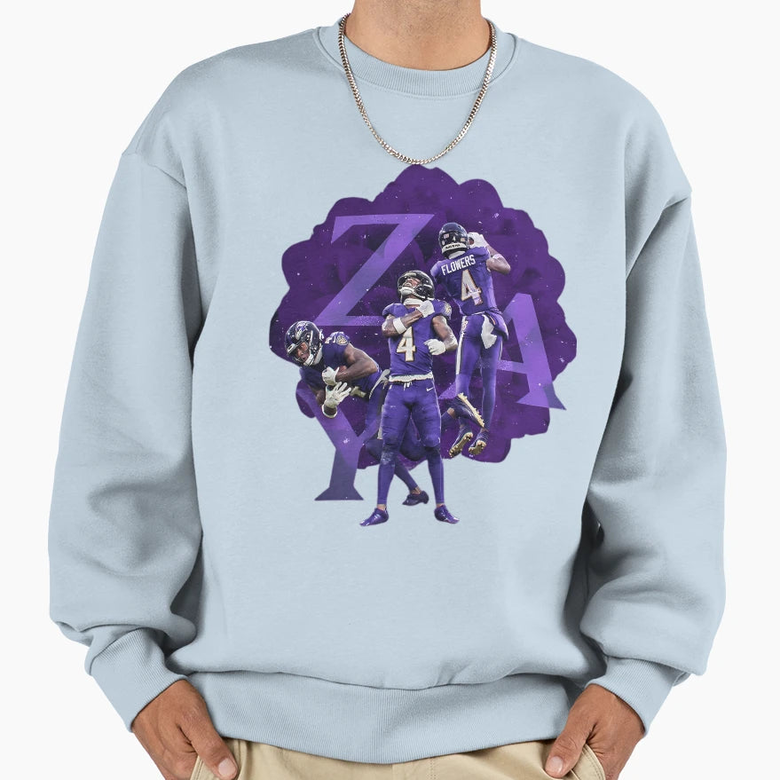 Zay Flowers Sweatshirt - Unique Graphic Men Women - T-Shirt, Sweatshirt, Hoodie