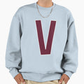 Letter V Bold Collegiate Font Varsity Sweatshirt - Unique Graphic Unisex - T-Shirt, Sweatshirt, Hoodie