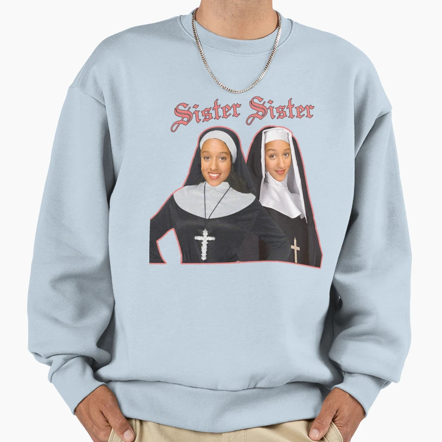 Sister Sister Sweatshirt - Minimalist Print Unisex - T-Shirt, Sweatshirt, Hoodie