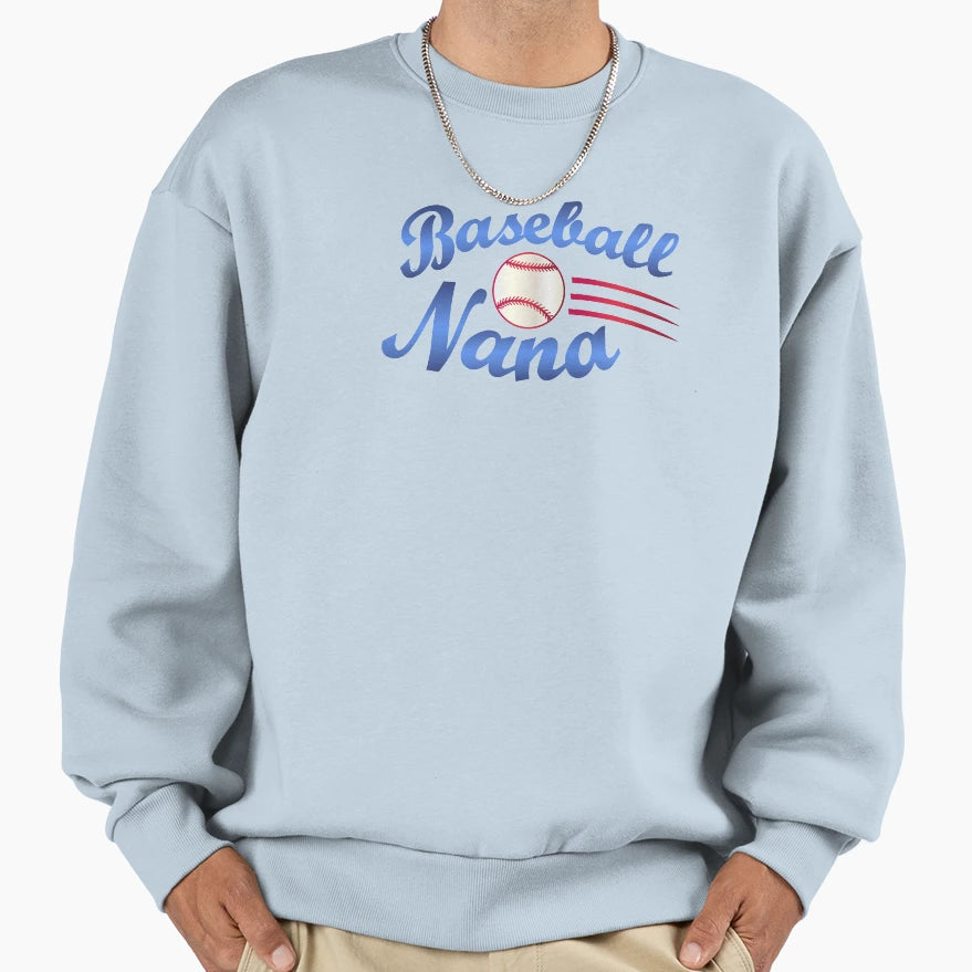 Baseball Nana Sweatshirt - Streetwear Style for Adults - T-Shirt, Sweatshirt, Hoodie