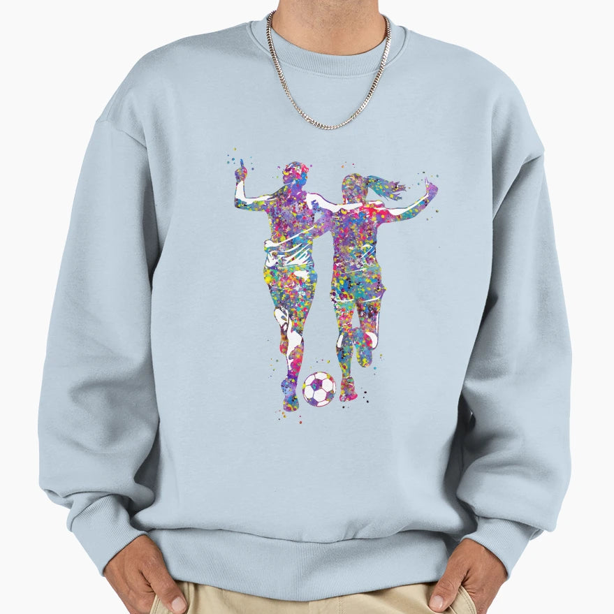 Soccer Player Sweatshirt - Novelty Apparel Unisex - T-Shirt, Sweatshirt, Hoodie