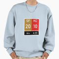 Kansas City Superbowl Score Sweatshirt - Minimalist Print Men Women - T-Shirt, Sweatshirt, Hoodie