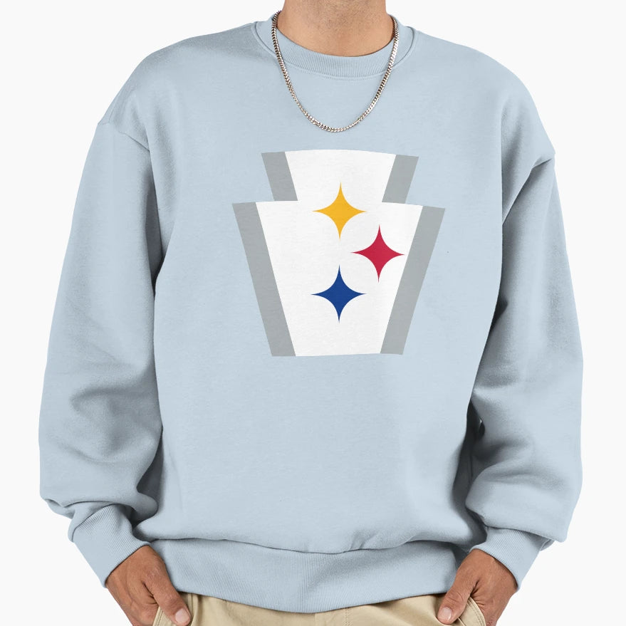 Pittsburgh Football Keystone Sweatshirt - Novelty Apparel Men Women - T-Shirt, Sweatshirt, Hoodie