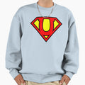 Letter U Super Letter Vol 1 Sweatshirt - Trendy Graphic for Adults - T-Shirt, Sweatshirt, Hoodie