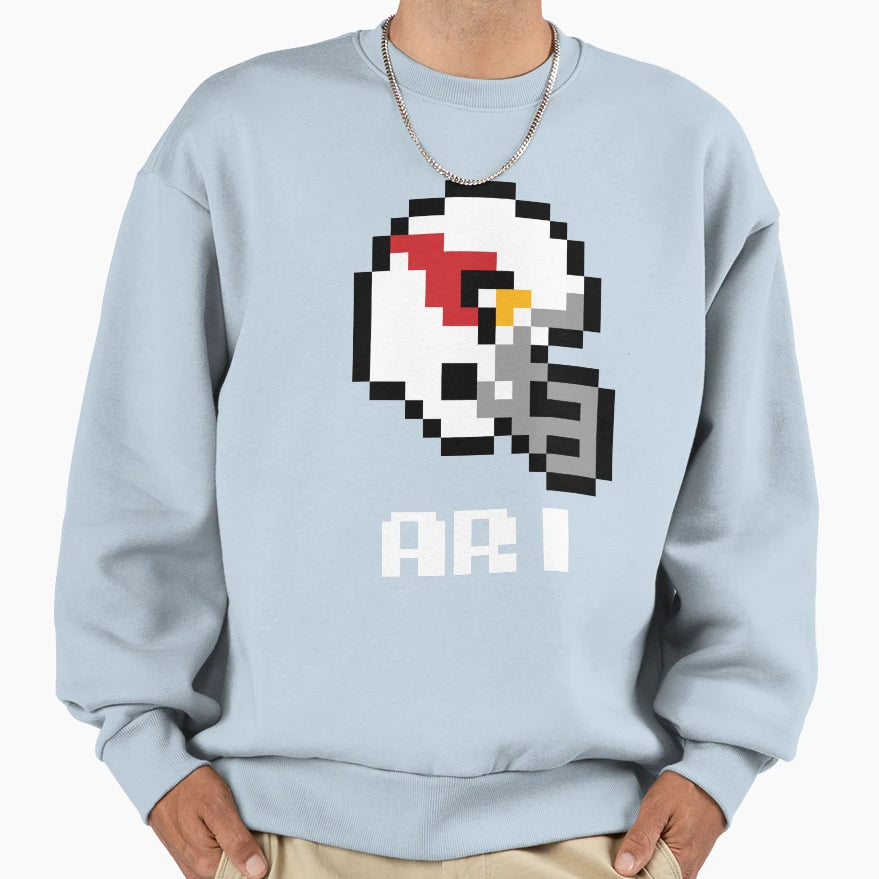 Arizona Cardinals Tecmo Super Bowl Sweatshirt - Custom Art Print Men Women - T-Shirt, Sweatshirt, Hoodie
