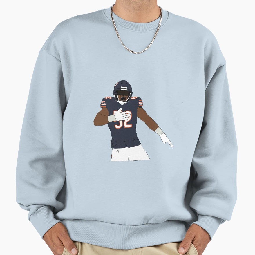 Chicago Bears Khalil Mack Sweatshirt - Aesthetic Graphic for Adults - T-Shirt, Sweatshirt, Hoodie