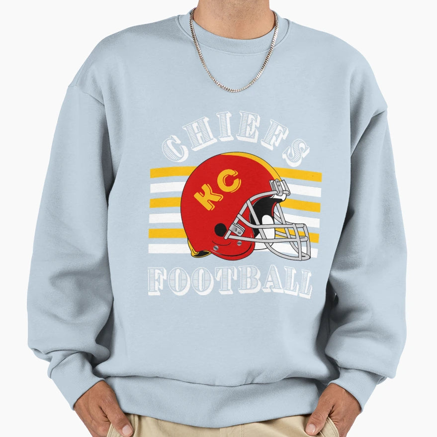 Art Kansas City Chiefs Sweatshirt - Casual Everyday Wear for Adults - T-Shirt, Sweatshirt, Hoodie