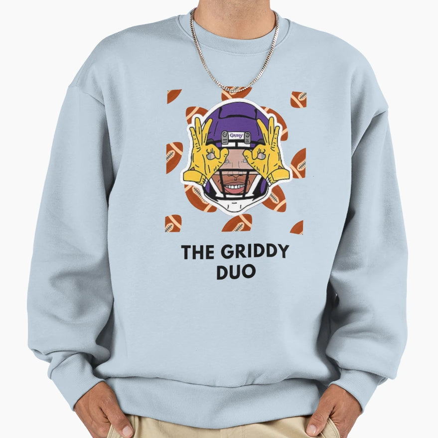 Griddy Duo Sweatshirt - Custom Art Print Men Women - T-Shirt, Sweatshirt, Hoodie