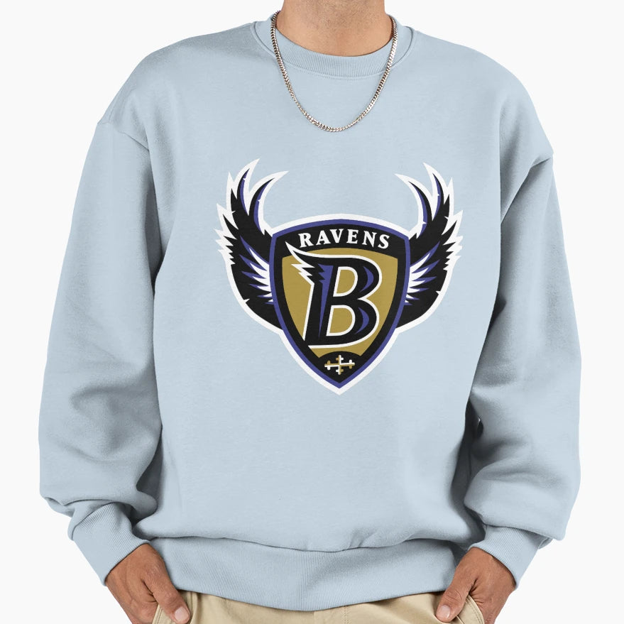 Art Baltimore Ravens Sweatshirt - Graphic Print Unisex - T-Shirt, Sweatshirt, Hoodie