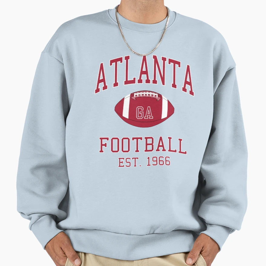 Atlanta Football Sweatshirt - Unique Graphic for Adults - T-Shirt, Sweatshirt, Hoodie