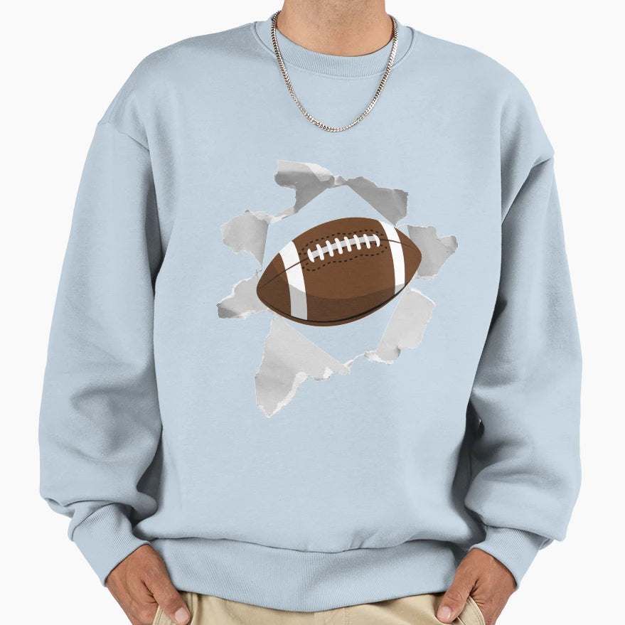 Rugby Sweatshirt - Aesthetic Graphic for Adults - T-Shirt, Sweatshirt, Hoodie