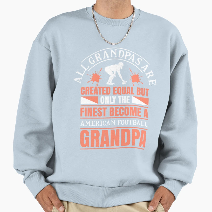 American Football Grandpa Sweatshirt - Minimalist Print for Adults - T-Shirt, Sweatshirt, Hoodie