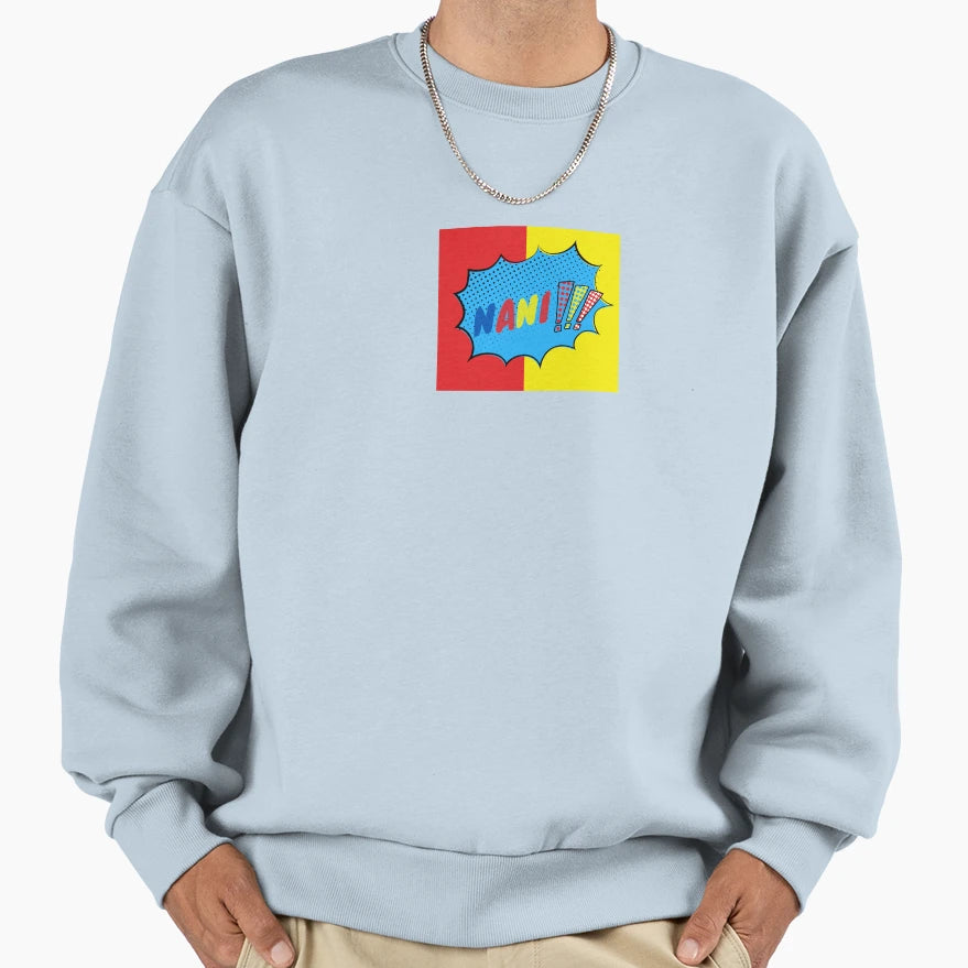 Nani Comic Sweatshirt - Minimalist Print for Adults - T-Shirt, Sweatshirt, Hoodie