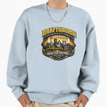 Draftsburgh Built Football Sweatshirt - Fun Novelty Design for Adults - T-Shirt, Sweatshirt, Hoodie