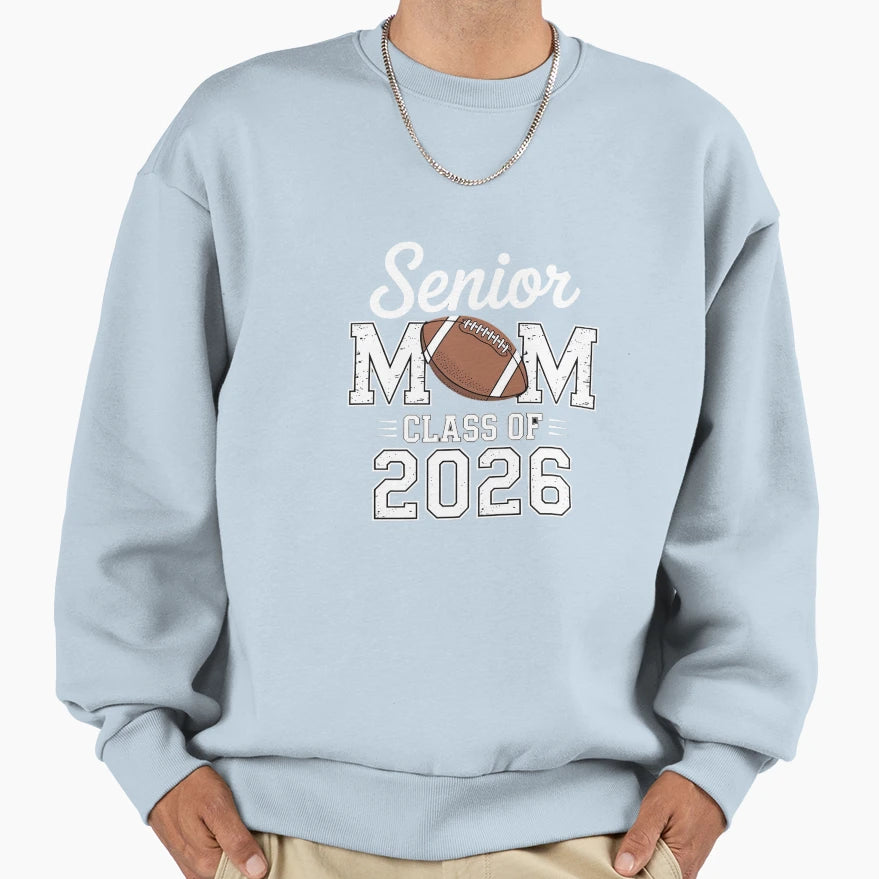 Senior Football Mom Football Sweatshirt - Casual Everyday Wear for Adults - T-Shirt, Sweatshirt, Hoodie