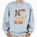 Gigi Pumpkin Fall Coquette Bow Sweatshirt - Streetwear Style for Adults - T-Shirt, Sweatshirt, Hoodie
