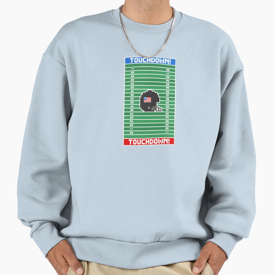 Pixel Football Sweatshirt - Graphic Print Unisex - T-Shirt, Sweatshirt, Hoodie
