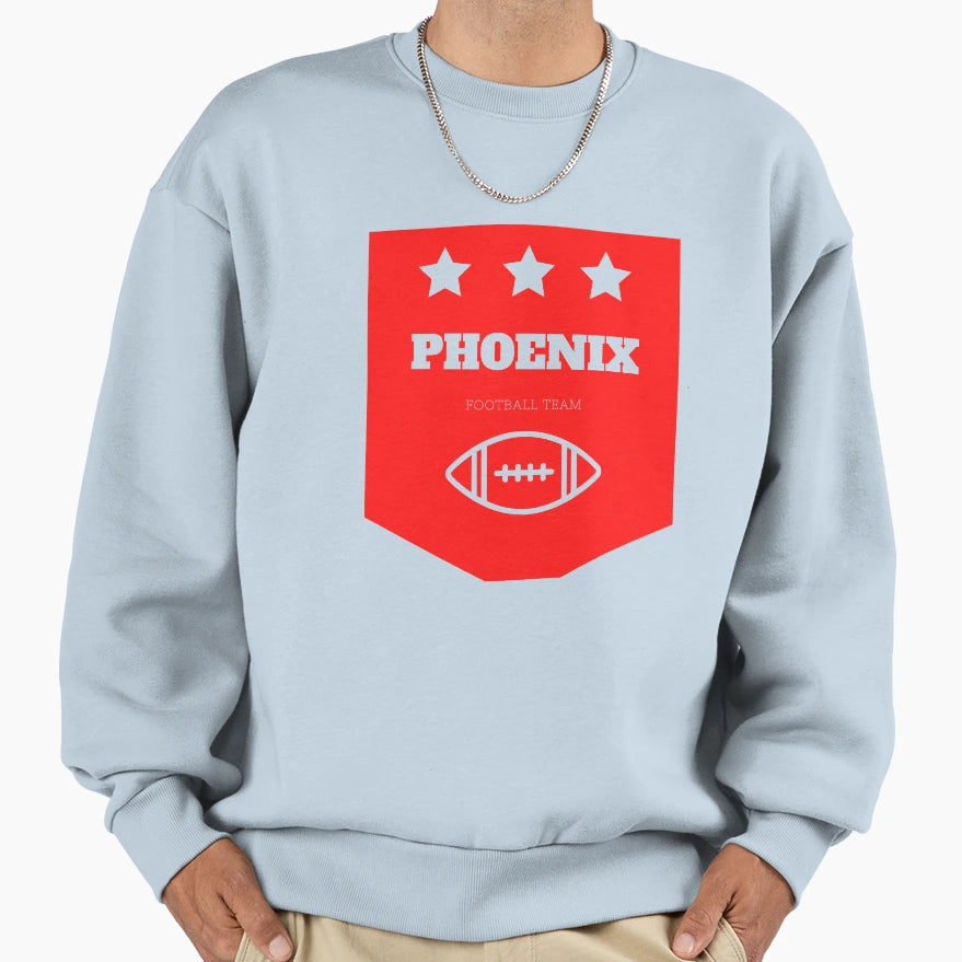 Phoenix Football Team Sweatshirt - Minimalist Print Men Women - T-Shirt, Sweatshirt, Hoodie