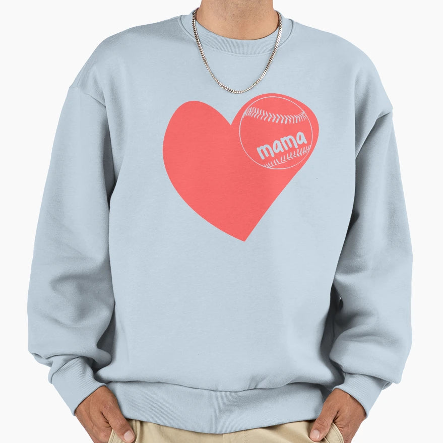 Baseball Mama Sweatshirt - Novelty Apparel Men Women - T-Shirt, Sweatshirt, Hoodie