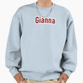Gianna Maroon Sweatshirt - Streetwear Style for Adults - T-Shirt, Sweatshirt, Hoodie