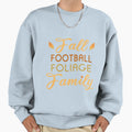 Fall Football Foliage Family Fall Sweatshirt - Trendy Graphic for Adults - T-Shirt, Sweatshirt, Hoodie