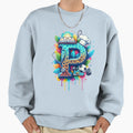 Alphabet Fusion Art Letter P Z Sweatshirt - Minimalist Print Unisex - T-Shirt, Sweatshirt, Hoodie