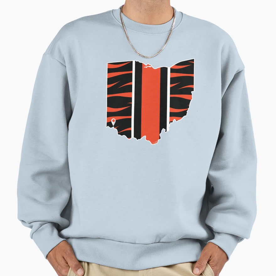 Cincinatti Football Sweatshirt - Minimalist Print Men Women - T-Shirt, Sweatshirt, Hoodie