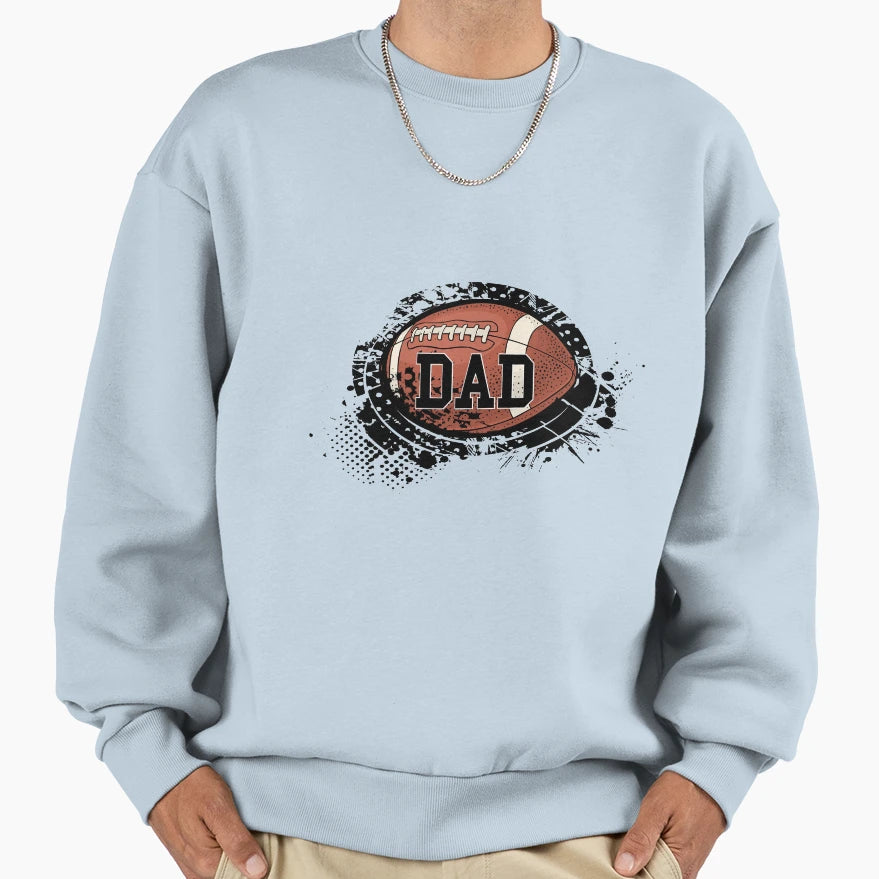 Dad Football American Football Sweatshirt - Novelty Apparel Men Women - T-Shirt, Sweatshirt, Hoodie
