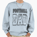Football Dad Gift Sweatshirt - Minimalist Print for Adults - T-Shirt, Sweatshirt, Hoodie