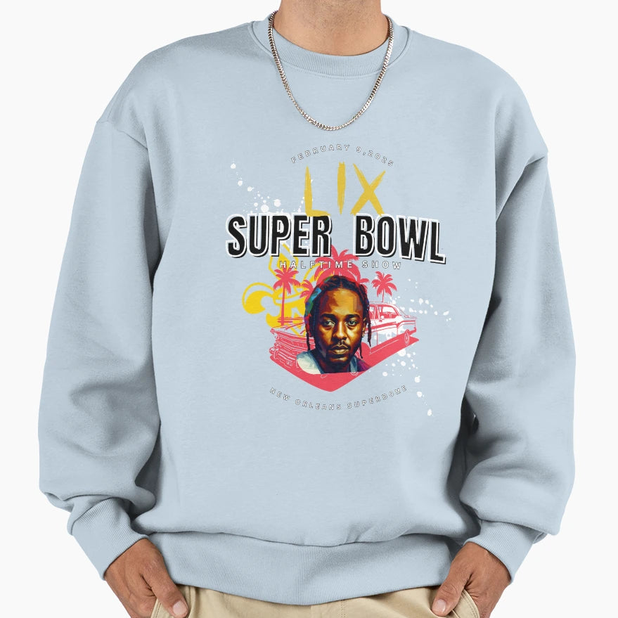 Super Bowl Lix Sweatshirt - Casual Everyday Wear for Adults - T-Shirt, Sweatshirt, Hoodie