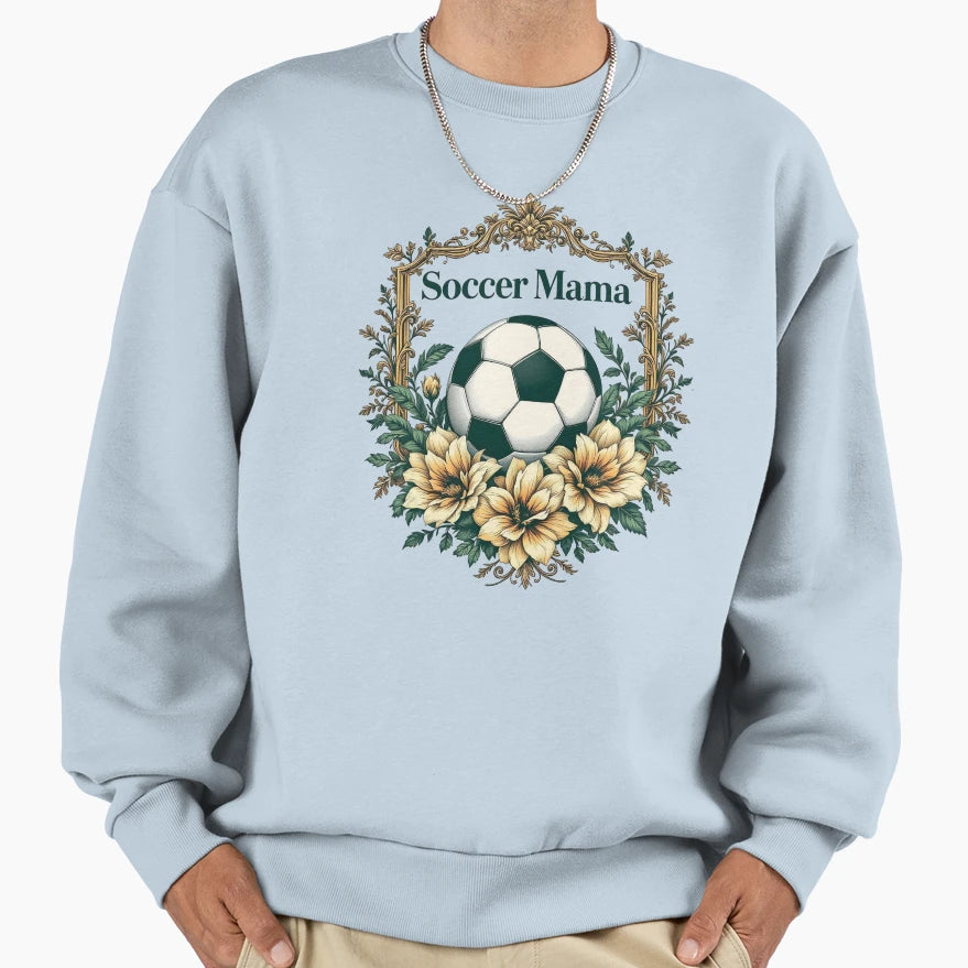 Baroque Soccer Mom Football Mama T-Shirt - Aesthetic Graphic Unisex - T-Shirt, Sweatshirt, Hoodie
