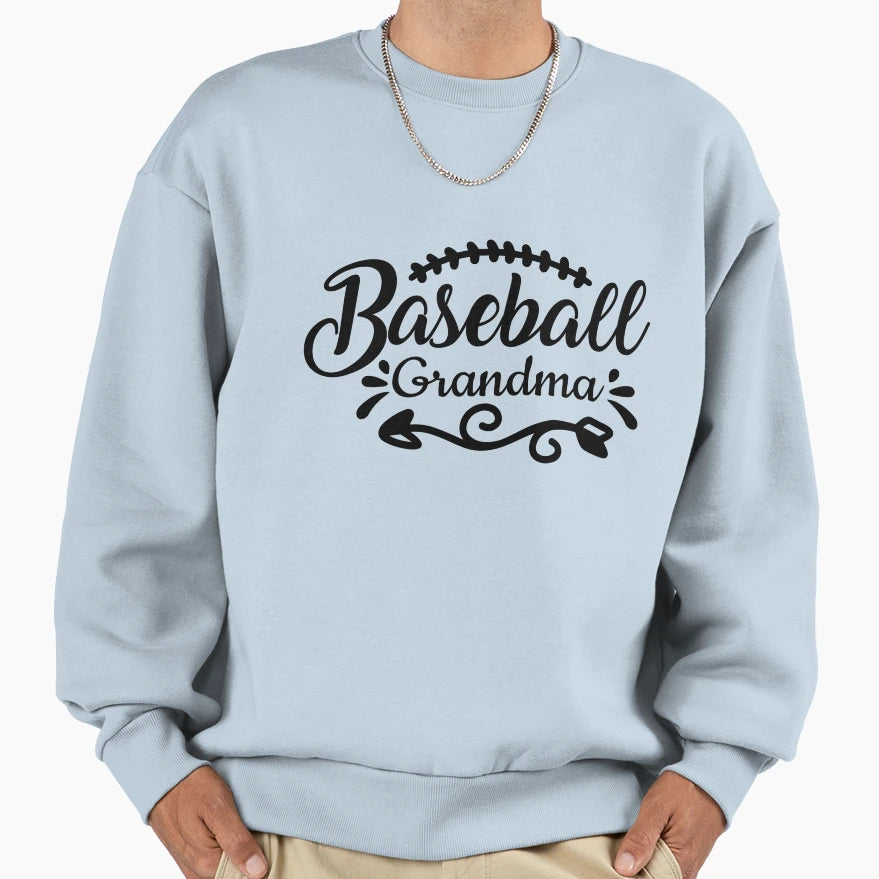 Baseball Grandma Sweatshirt - Custom Art Print Unisex - T-Shirt, Sweatshirt, Hoodie