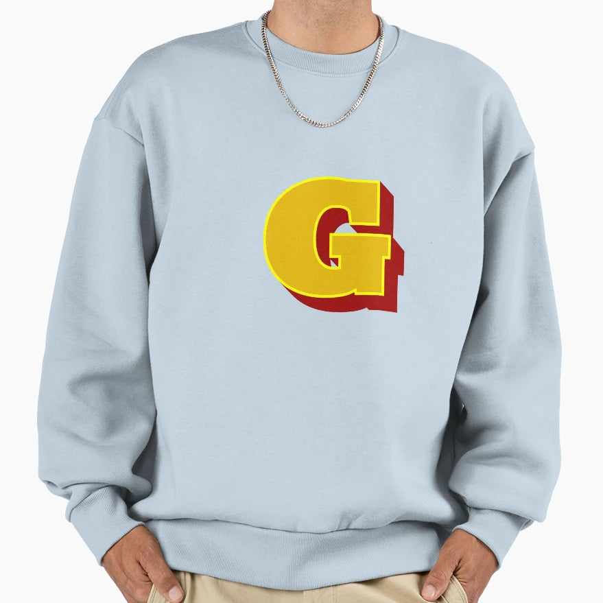 Letter G Street Art Typography Sweatshirt - Streetwear Style for Adults - T-Shirt, Sweatshirt, Hoodie