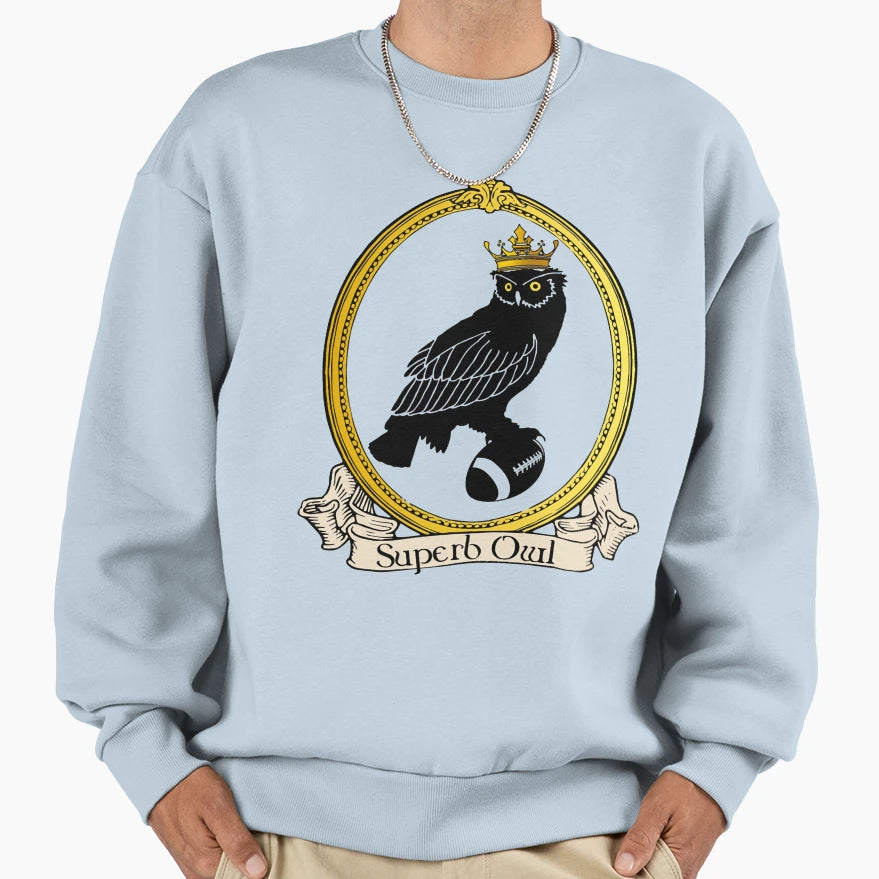 Superb Owl Party Sweatshirt - Unique Graphic Unisex - T-Shirt, Sweatshirt, Hoodie