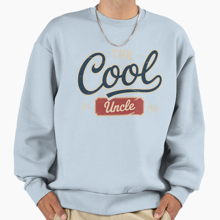 Uncle Est 2026 Announcement Sweatshirt - Casual Everyday Wear for Adults - T-Shirt, Sweatshirt, Hoodie