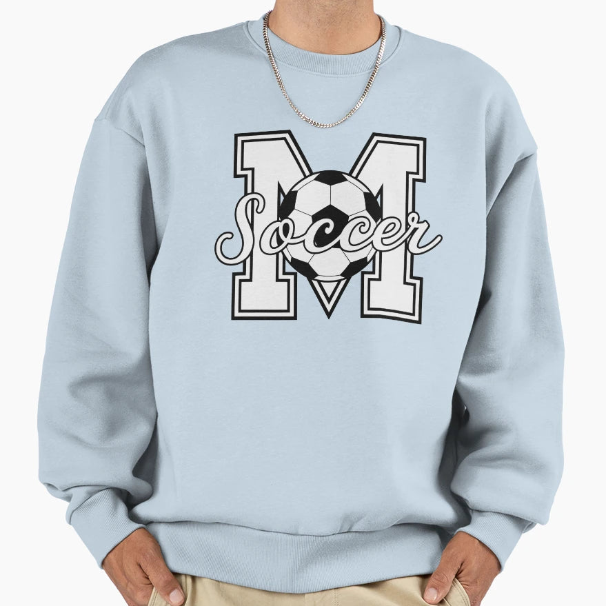 Mom Soccer Sweatshirt - Minimalist Print Unisex - T-Shirt, Sweatshirt, Hoodie