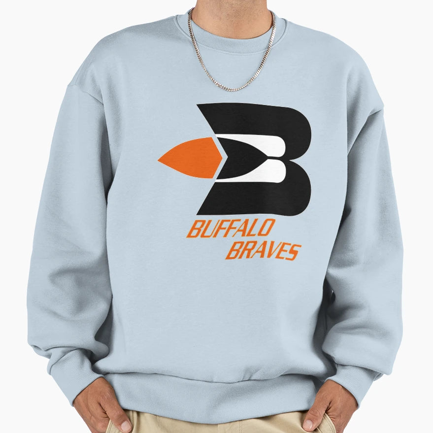 Buffalo Braves Sweatshirt - Aesthetic Graphic Men Women - T-Shirt, Sweatshirt, Hoodie