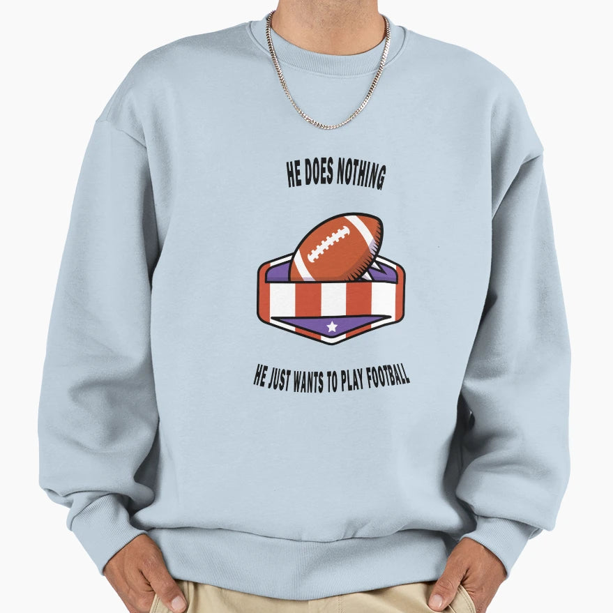 American Football Sweatshirt - Streetwear Style Men Women - T-Shirt, Sweatshirt, Hoodie